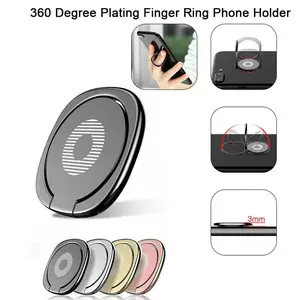 Phone Ring Holder For Desktop Universal Ultra-thin Rotatable Metal For Iphone For Xiaomi Huawei Stand For Smartphone Finger Grip