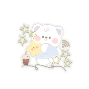 Super Cute Modern Teddy Bear Sticker