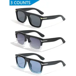 Polarized Sunglasses, Retro Polarized Sunglasses with UV400 Protection, Fashion Accessories for Outdoor Activities, Travel, Driving, Beach, Street Decoration, Rectangular Polarized