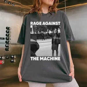 [Sale Up To 30%] New York Woman Resistance T-Shirt, Rage Against The Machine Protest Tee, Anti Trump Graphic Shirt, Political Streetwear Unisex Top