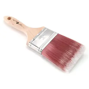 212 MAIN Bestt-Liebco Master Trim Paint Brush, 3in, Polyester Bristles, Smooth Finish, Cut-In Ability for Walls, Pack of 6