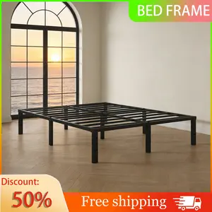 Edenza1-Twin Bed Frames, 18 Inch Heavy Duty Metal Platform Bed Frame Twin Size Support Up to 3500 lbs, No Box Spring Needed/No Shaking/Steel Slat Support/Noise Free/Easy Assembly Heavy Duty Queen Size Metal Bed Frame affordable  bed  frame