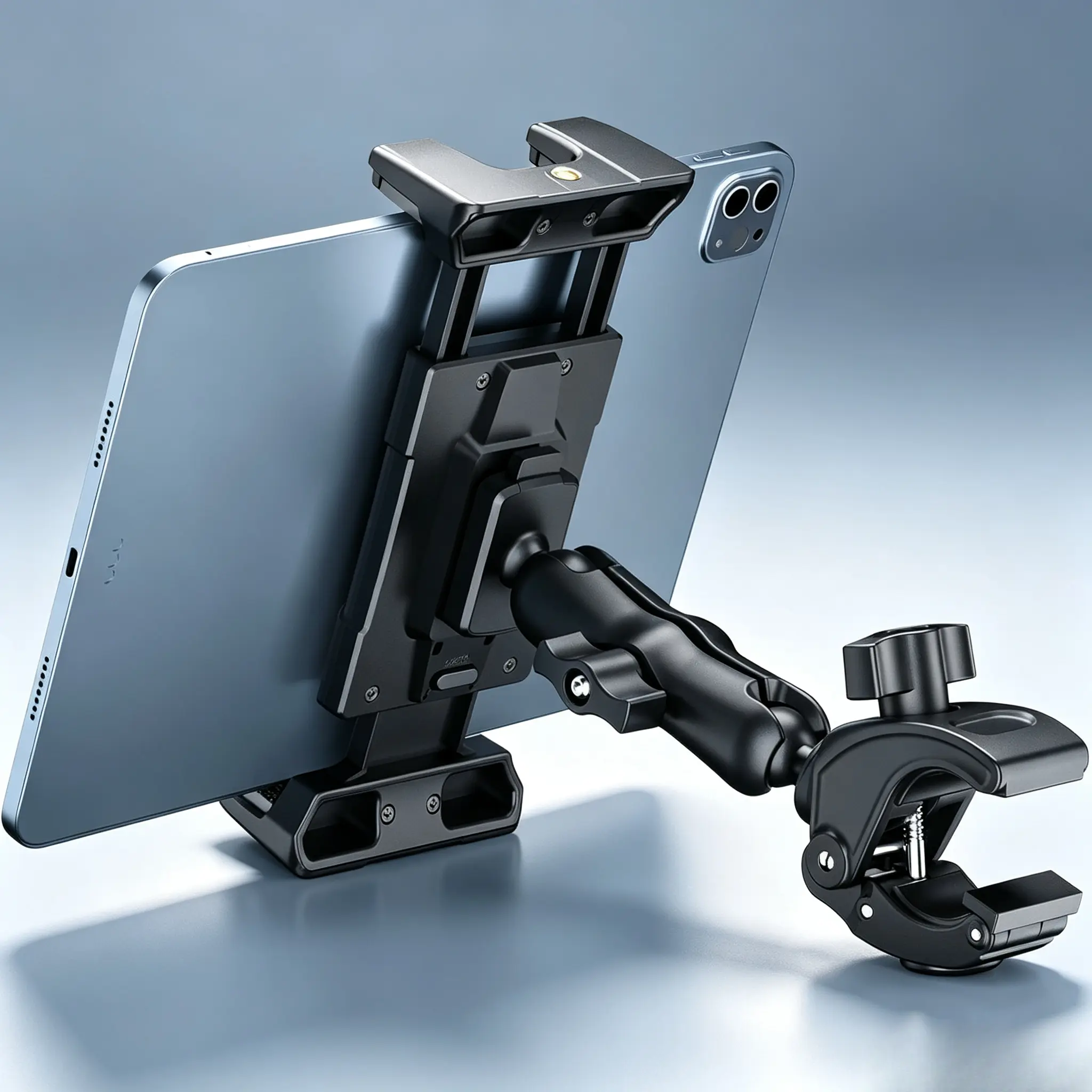 OHLPRO Magnetic  Holder Car, 360° Rotating Car Mount, Telescopic Arm, Washable Suction Cup,  Mounts for Dashboard, Windscreen, Compatible with 5-13 Inch iPad Smartphones desktop universal foldable screen phone computer accessory bed