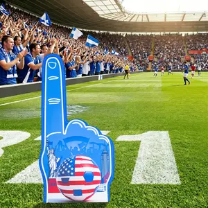 Football Gala Games , Giant Foam Finger Bulk 18 Inch, Independence Day  Foam Hand Outdoor Lawn Yard Sign, Team Cheer Fan Finger for Sports Events, July 4th, USA, the 250th anniversary ,School Club Spirit  Party Decora Game Days School Spirit Events Sports