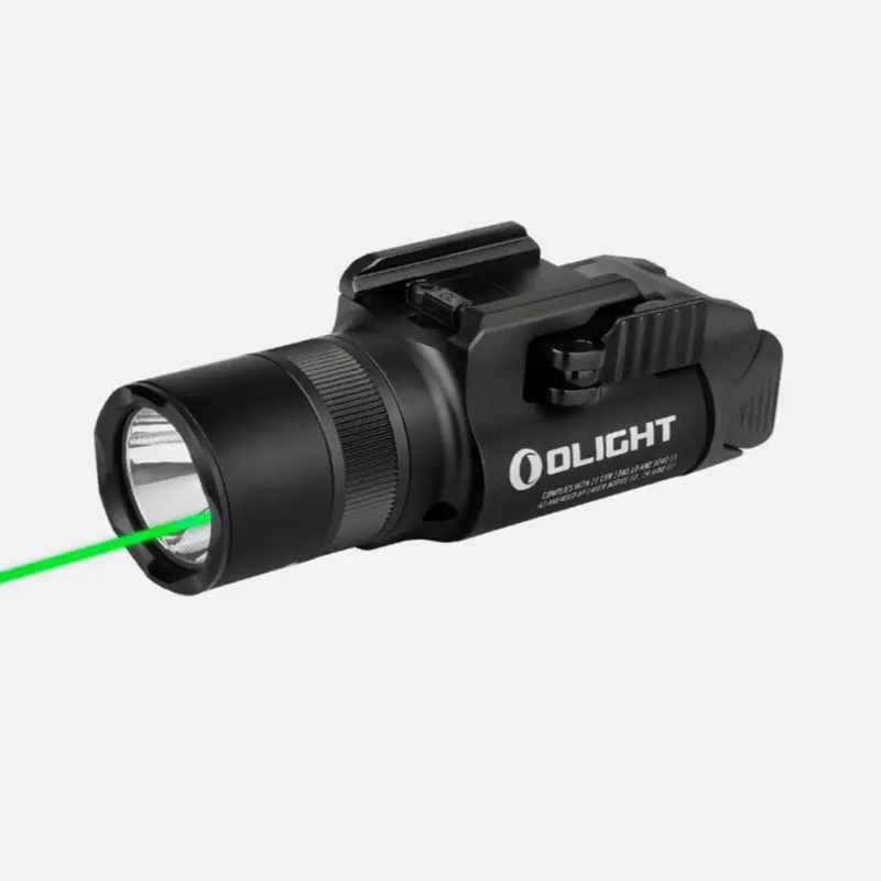 Olight BALDR Pro R Black Anodized Portable Pocket Light - Rechargeable Torch, Super Bright Flashlight, High Lumen Flashlight with 300/500/1350 Lumens