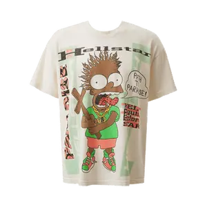 Hellstar Cartoon Cross T-Shirt 'White'