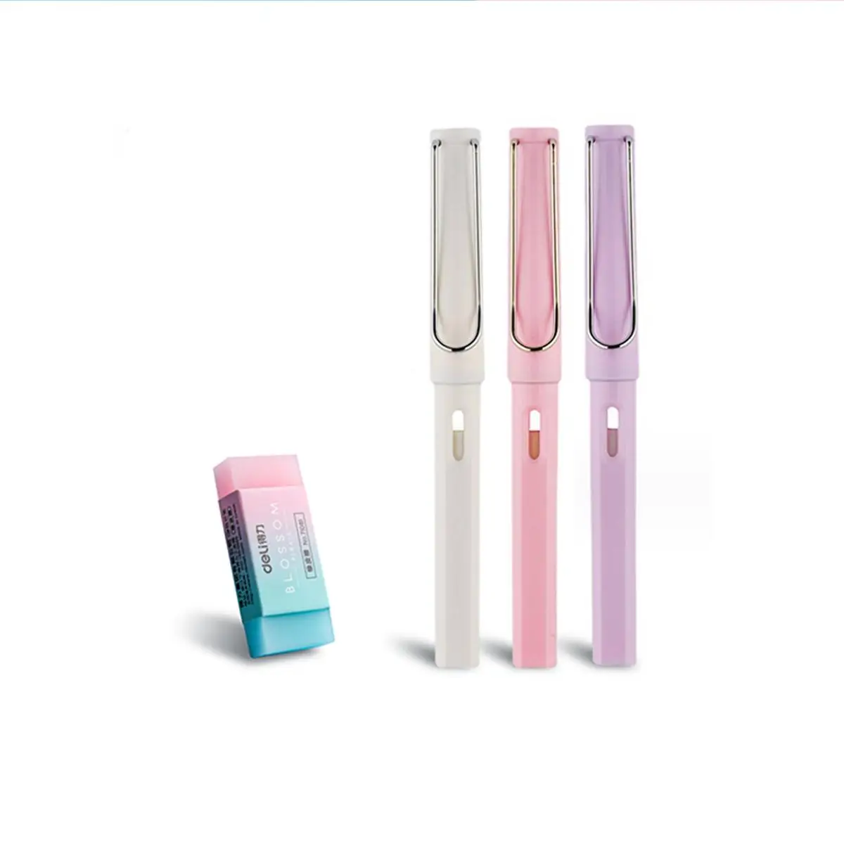 3pcs HB Everlasting Inkless Infinity Pencil, No Need To Be Sharpened Random Color Eternity Pencil, Infinity Reusable Pencils for Writing Drawing