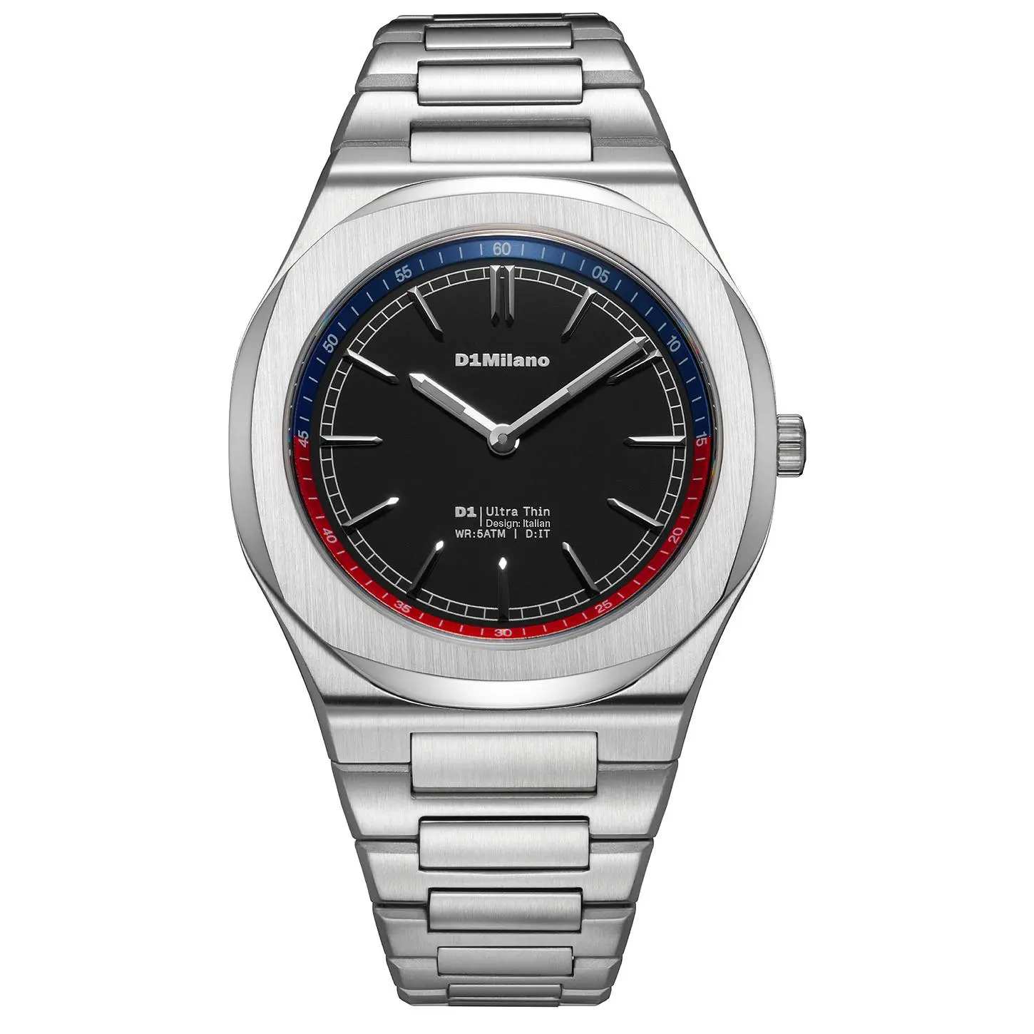 D1 Milano Ultra Thin 1970 39mm Watch in Silver