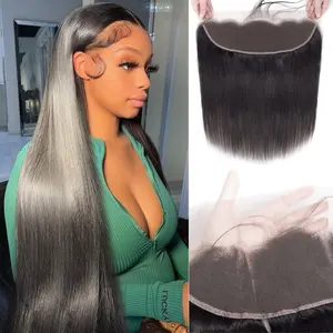 [Riverwood] 5x5 4x4 13x4 Lace Closure&Frontal 100% Human Hair Body Wave Straight Deep Wave 150% Natural Black 10-20inch Budget Friendly