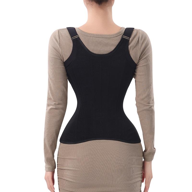 MISTHIN Waist Trainer for Women for Tummy bridle Sports Workout Hourglass Vest Waist Cincher with Adjustable Shoulder Strap
