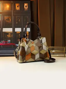 Women's Fashionable Plaid Pattern Handbag, Elegant Commuter Bag, Casual Versatile Commuter Bag for Work & Daily Used, Trendy All-match Bag for Daily Life