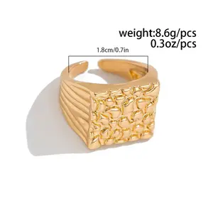 Men's Fashion Atmosphere Ring Stylish Domineering Design for Daily Wear Parties Birthday Gifts Versatile Jewelry Accessory our a battery christmas  boho style bangle  exquisite elegant light luxury jewelry gift high-end bracelet men perfect family random