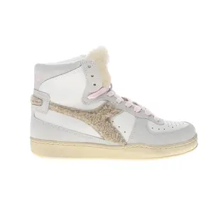 diadora Womens Mi Basket Chalet High  Sneakers Shoes Casual - White