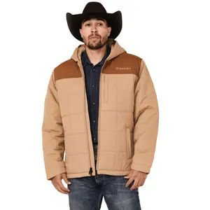 Ariat Men's Color Block Insulated Hooded Jacket - 10052776