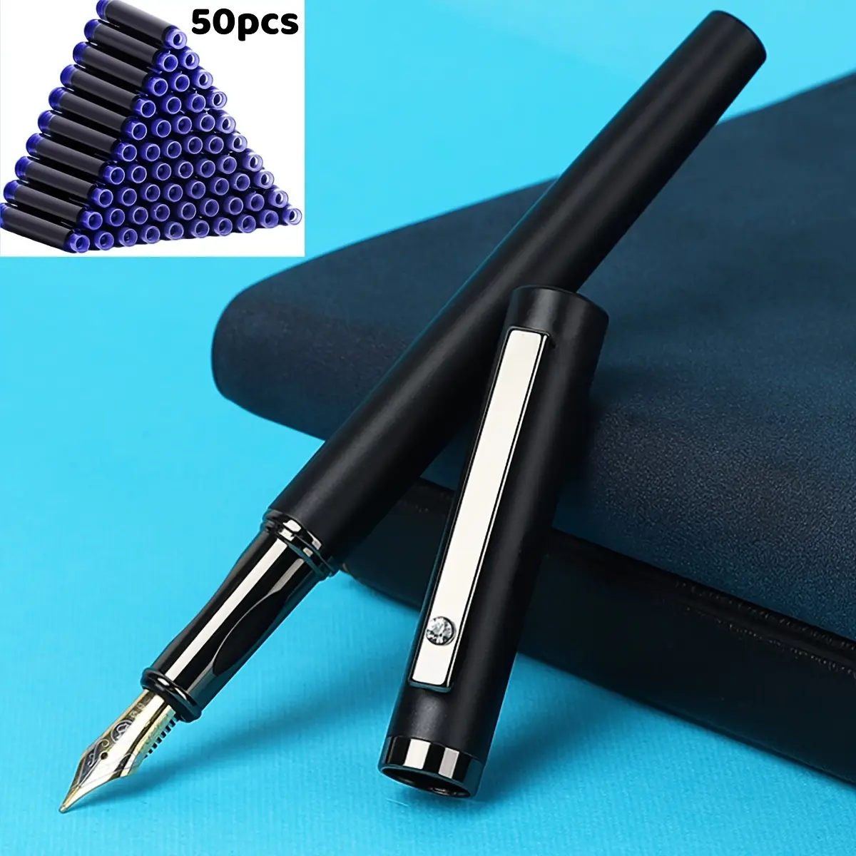 1 black item + 50 blue ink pads