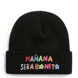 beanie MAÑANA SERA BONITO Cotton Winter karol g one size