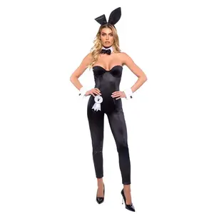 Women's Playboy Black Bunny Classic Playmate Costume