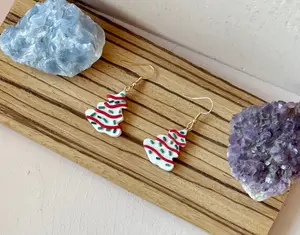 Christmas Cake Earrings