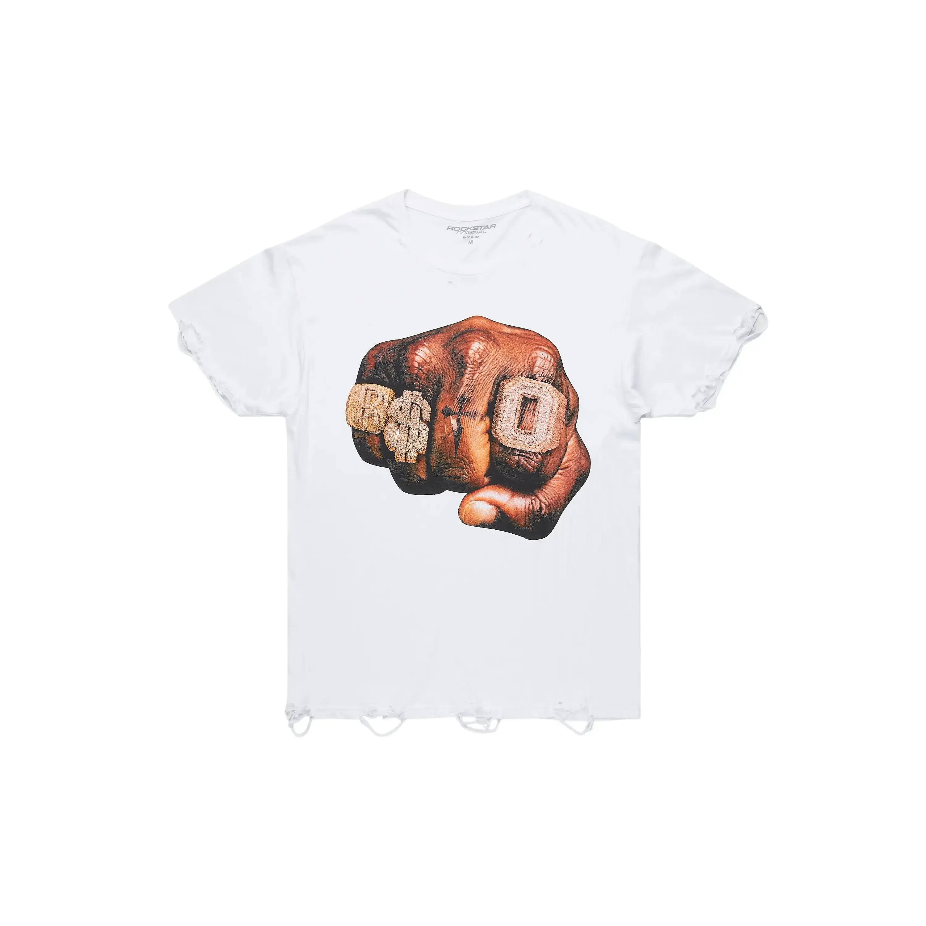 Aleeana White Oversized T-Shirt