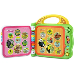 LeapFrog 100 Animals Book, Green Bilingual Book For Kids I BRAND NEW