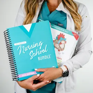 The Complete Nursing School Bundle, Nursing Notes | Med Surg, Pharmacology, Fundamentals & OB Maternity Cheat Sheets, Notes for Fundamentals, Pharmacology, and MedSurg Success