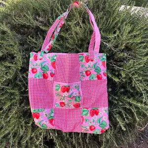 Strawberry tote bag
