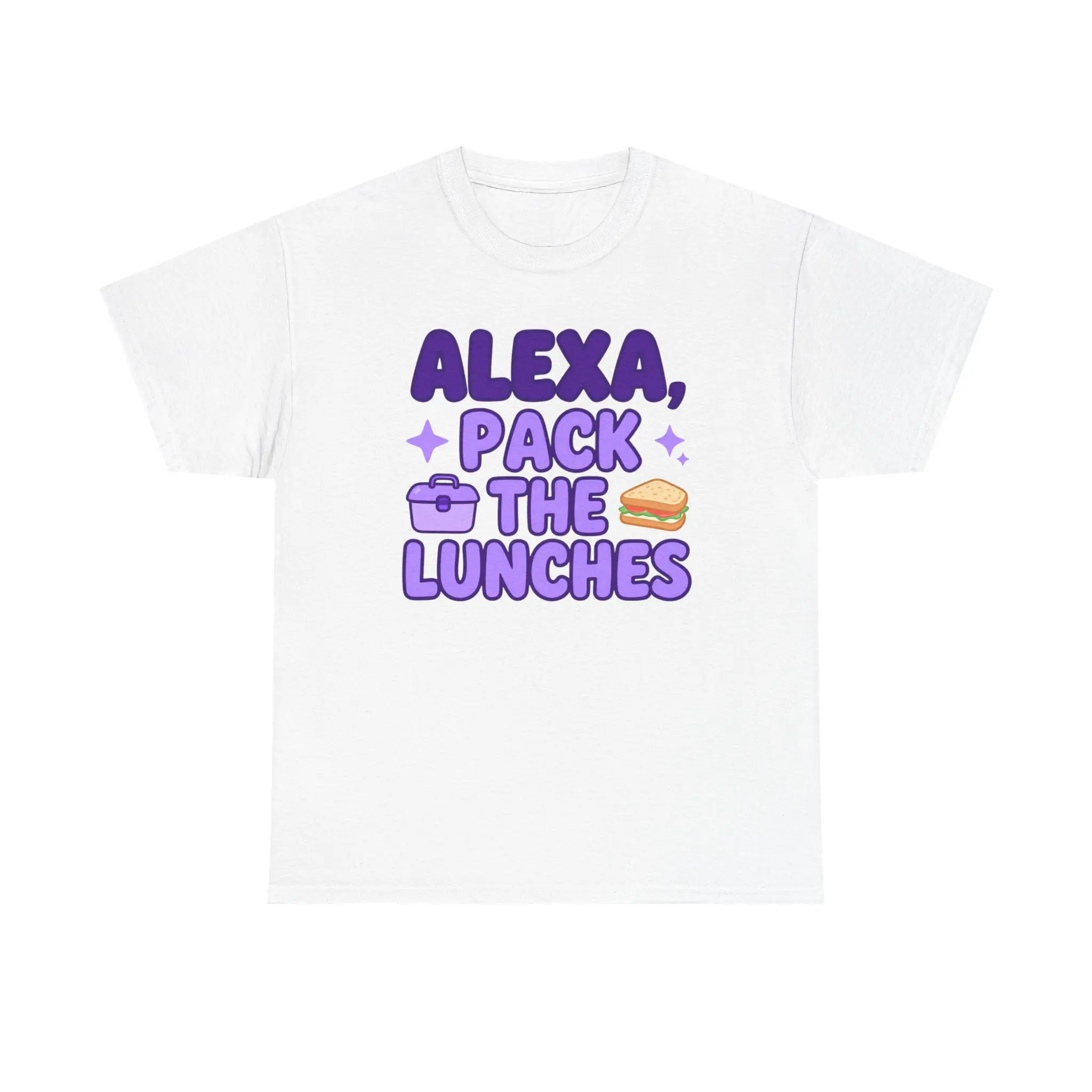 Alexa Pack the Lunches T-Shirt | Funny Parent Quote, School Lunch Tee