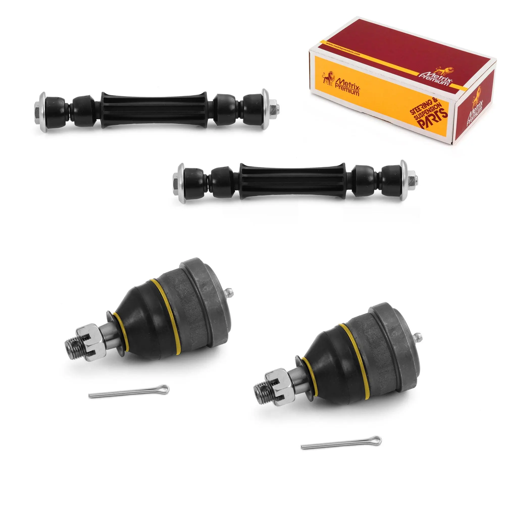 4 PC Front Stabilizer Bar Link and Front Lower Ball Joint Kit  97035MT