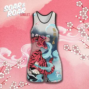 Soar & Roar - Female Wrestling Singlet With Funk Fighter Technology - Girls and Women