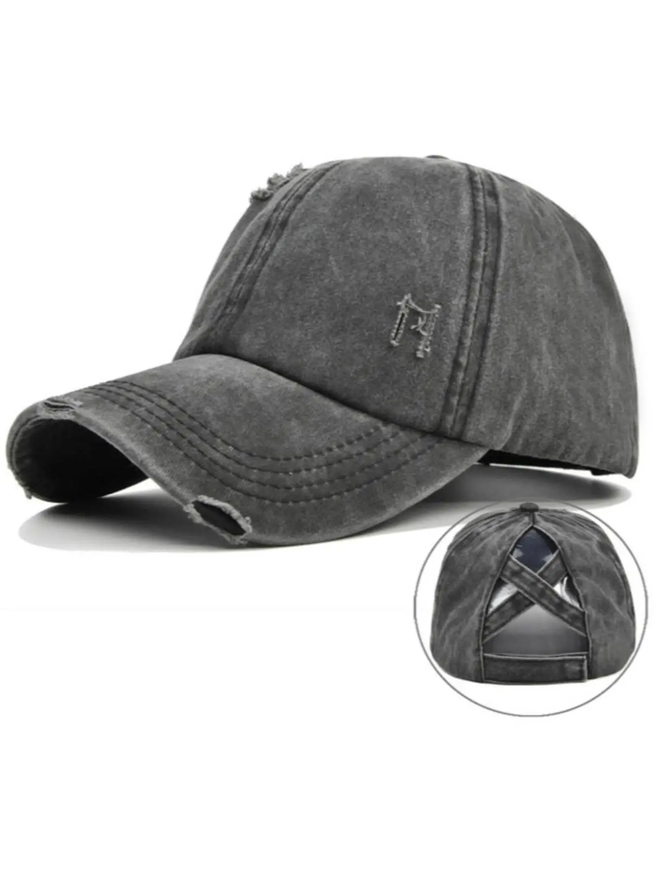 Unisex Street Style Baseball Cap, Casual Sportive Baseball Cap, Trendy Fitted Hat for Men & Women for All Season