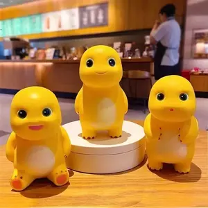Slow Rising Baby Dragon Squishy Toy, Cute Cartoon Silicone Squeeze Doll, Stress Relief Fidget Toy for Kids, Desk Anxiety Relief Gift