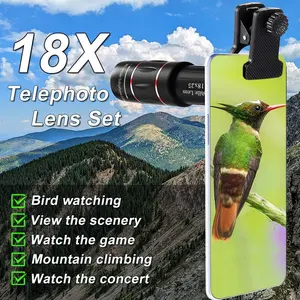 2026 New 18x Telephoto Phone Lens, Universal Smartphone Clip, Long Distance Photography, Essential for Photography Enthusiasts