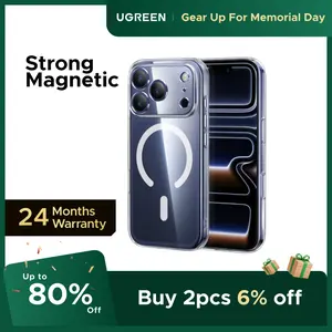 UGREEN for iPhone 17 series Case,Magnetic Grade Drop Protection Anti Yellowing Case - Rugged Shockproof Protective Transparent Cell Phone Cover(Clear)，tiktokshopmemorialday