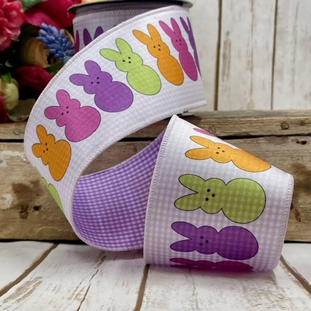 Marshmallow Bunnies Ribbon, 3" X 10YD