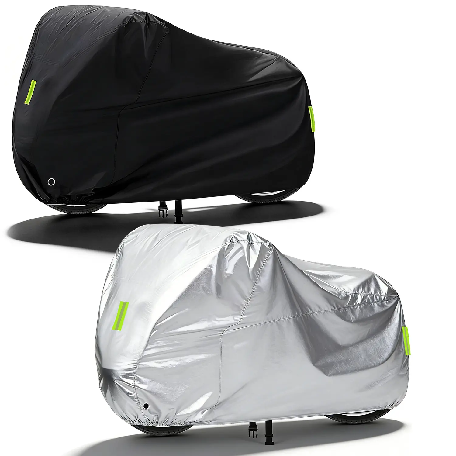 Oxford Fabric Motorcycle Cover,Waterproof,Dustproof,Anti-UV,Anti-Theft Lock Hole,Adjustable Windproof Buckle,for All Weather Garage and Outdoor Parking
