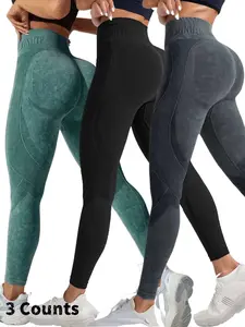 Women's High Waist Seamless Sports Leggings, Breathable Comfortable High Stretch Yoga Leggings, Ladies Sportswear for Indoor Wear, Gym Legging for Women, Compression Pants
