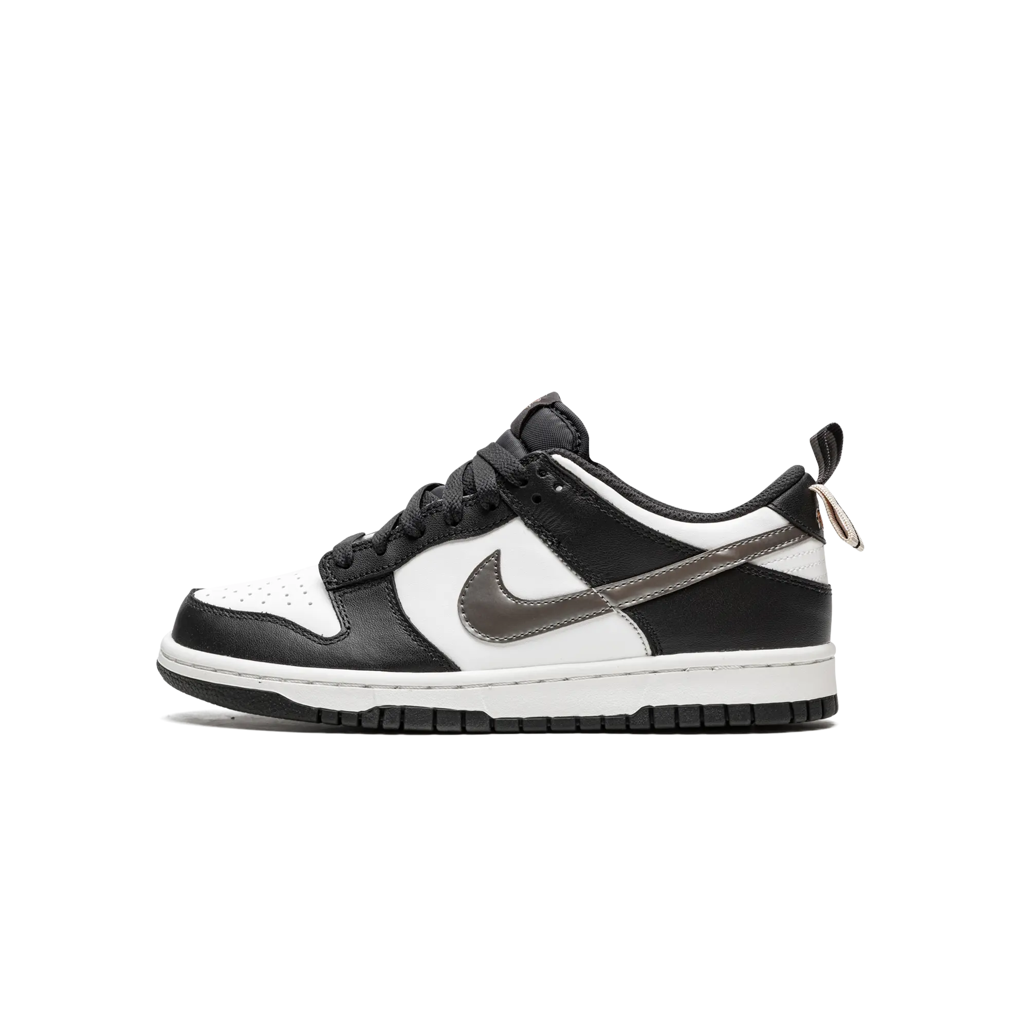 Dunk Low "Black White Metallic" DH9764 001