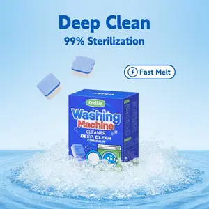 Washing Machine Cleaner, Removes Detergent Residue, Keeps Clothes Fresh, Solid Form, No Pesticides, Household Detergent