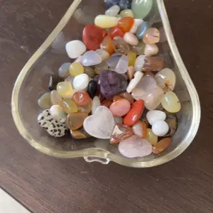 72 Piece Polished Stone Set, Handpicked Natural Polished Crystal Loose Beads, Hand Selected Crystals, Home Decor Craft Supplies, DIY Jewelry Making Materials