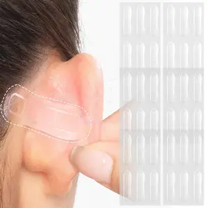 Transparent Ear Sticker, Long Ear Sticker, Upright Ear Fixing Sticker, Face Makeup Tools for Men and Women, Cosmetic, Clear