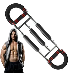 Arm Exerciser - Adjustable Chest Shoulder Forearm Strengthener | Portable U Shape 20-100kg Chest Strength Training , Upper Body Chest Muscle Builder Workout Home Gym