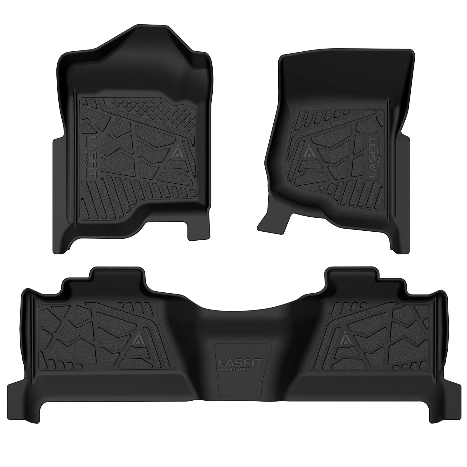 lasfit fit for 2007-2014 Chevrolet Silverado 2500HD 3500HD Crew Cab Floor Mats,  Fit Bucket Seat & Gas Only, Car Floor Mat, Floor Mats For Trucks