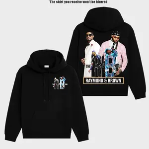 (Ver 7) Raymond & Brown Tour 2026 Unisex Oversized Premium Cotton Hoodie Sweater T-Shirt, The Team Breezy Hoodie Sweater T-Shirt , Vintage Music Merch Sweatshirt Hoodie T-Shirt, Music Rap Style, New Album Gift For Fans