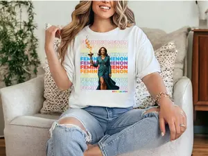 Femininomenon Rainbow T-shirt, Justice Shirt, Liberty Shirt, Vintage Free Thug Graphic T-Shirt, Casual Classic Cotton Retro Top, Comfy Tee, Streetwear