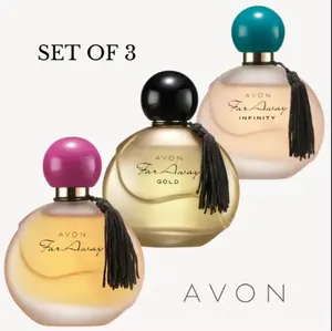 Avon Far Away 1.7fl Set of 3 fragance Original, Gold and Infinity Variants Classic Style Perfume