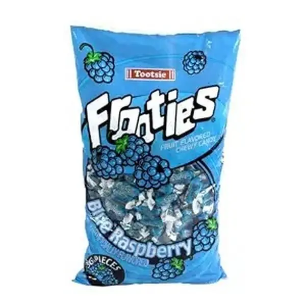 Tootsie Frooties Blue Raspberry Candy, 360 Count Bulk Bag – Individually Wrapped Fruity Hard Candy, Sweet & Delicious Blue Raspberry Flavor, Party Candy, Candy Buffet & Everyday Snacking