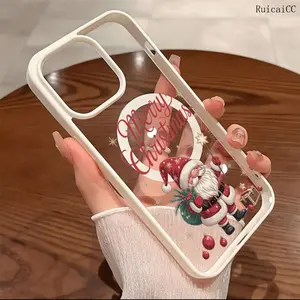 Premium Magnetic Phone Cases for iPhone11/12/13/14/15/16//17/Air/promax/Plus Merry Christmas, Santa Claus y2k cased MagSafe Ready, Anti-Fall, Springtok and Ultra-Thin Design | Perfect for Everyday Use Protector Screen Protector Aesthetic Resistance