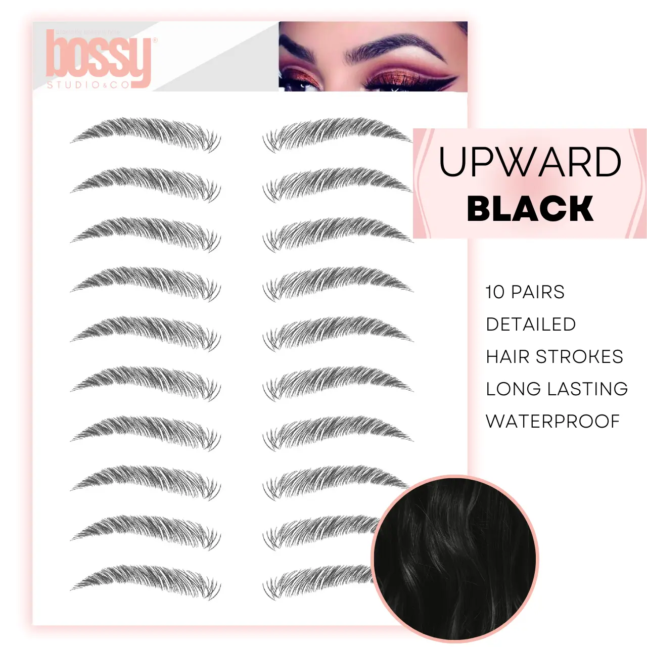 | Upward | Temporary Eyebrow Tattoos by Bossy Studio & Co | Upward | Temporary Eyebrow Tattoos by Bossy Studio & Co