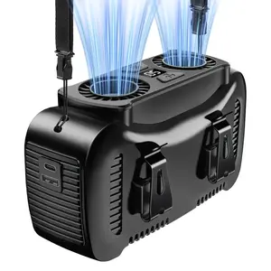 Portable Fan,10000mAh Battery Power bank,USB Rechargeable Waist Fan with Clip & Power Bank, Personal Cooling Fan for Outdoor Travel Camping, Back to School