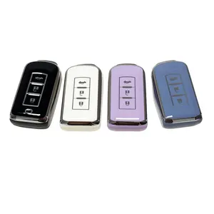for Mitsubishi Car Key Protection Case Car Key Protector Soft Durable Tpu Material 360 Degree Protection for Outlander Lancer Eclipse Mirage